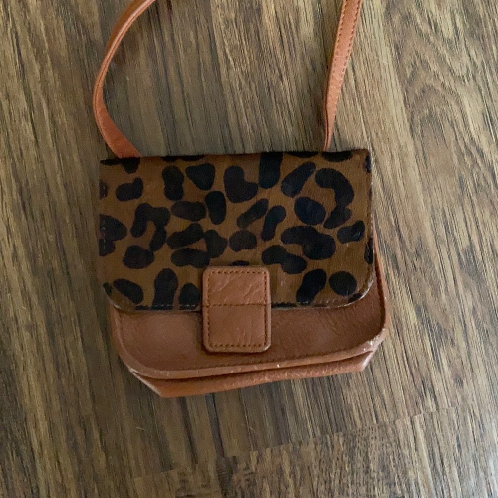 [J. Crew] vegan leather mini crossbody purse